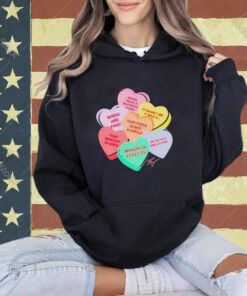 Conspiracy candy heart shirt