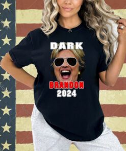 Dark Brandon 2024 Funny Pro Joe Biden Hillary Sarcasm Humor Premium T-Shirt