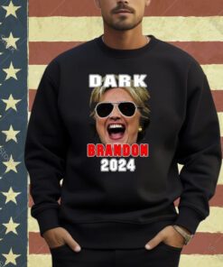 Dark Brandon 2024 Funny Pro Joe Biden Hillary Sarcasm Humor Premium T-Shirt
