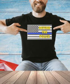 Defend the Police USA flag T-Shirt