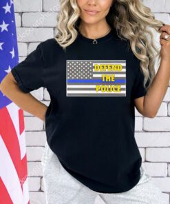 Defend the Police USA flag T-Shirt