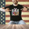 Easter Squad Bunny Rabbit Egg Groovy Cousin Crew Easter Day T-Shirt