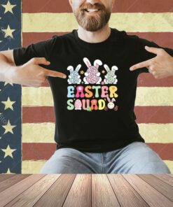 Easter Squad Bunny Rabbit Egg Groovy Cousin Crew Easter Day T-Shirt