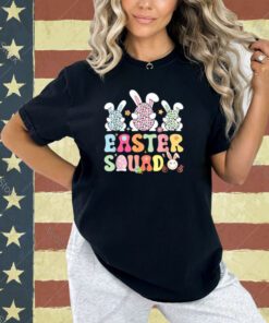 Easter Squad Bunny Rabbit Egg Groovy Cousin Crew Easter Day T-Shirt