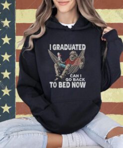 Funny Graduation | I Graduated Can I Go Back To Bed Now T-Shirt