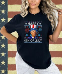 Funny Joe Biden Confused Happy 4th Of July T-Shirt