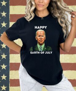 Funny Joe Biden Earth Day Happy 4th Of July Confused T-Shirt
