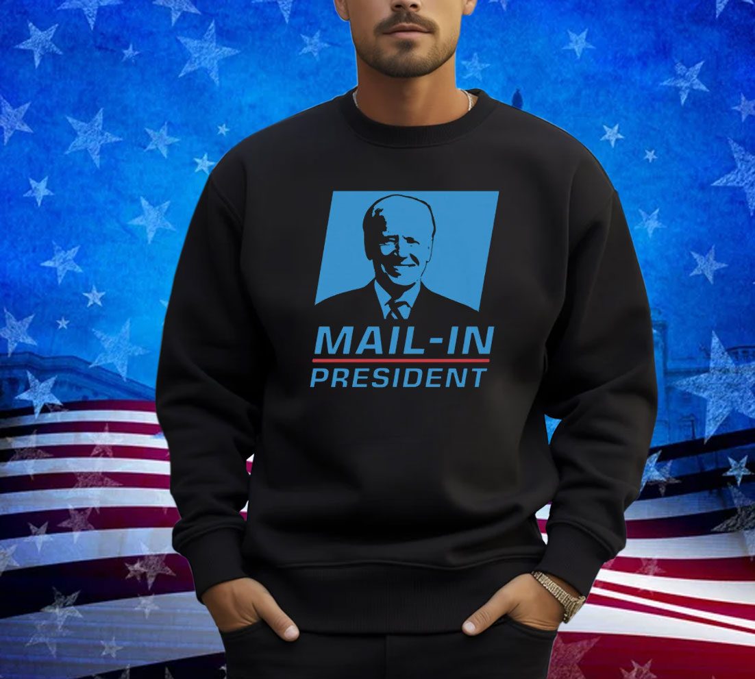 Funny Joe Biden Mail-in President Pro Trump Pro Conservative MAGA Short-Sleeve Unisex T-Shirt