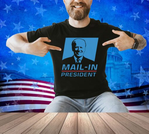 Funny Joe Biden Mail-in President Pro Trump Pro Conservative MAGA Short-Sleeve Unisex T-Shirt