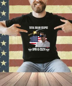 Funny Joe Biden Total Solar Eclipse Apr 8 2024 Glasses T-Shirt