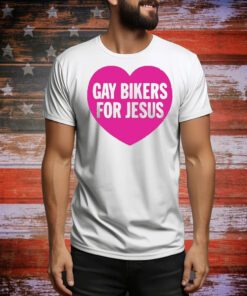 Gay Bikers For Jesus Heart t-shirt