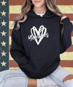 Graphic Yankees Proud Name Lovers Outfits Men Women Hearts T-Shirt