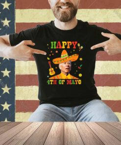 Happy 4Th Of Mayo Funny Joe Biden Confused Cinco De Mayo T-Shirt