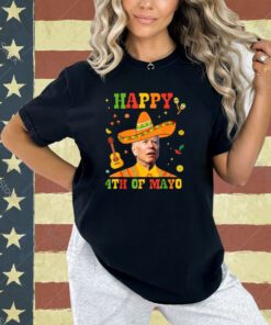 Happy 4Th Of Mayo Funny Joe Biden Confused Cinco De Mayo T-Shirt