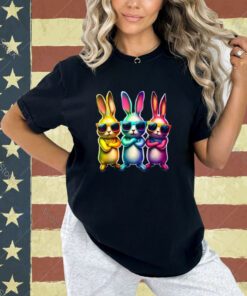 Happy Easter Day Boys Kids Toddler Rabbit Bunny Egg Hunting T-Shirt