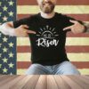 He Is Risen Funny Happy Easter Day Christ Cross T-Shirt