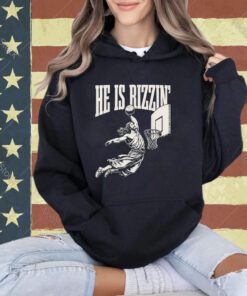 He Is Rizzin' Jesus Playing Basketball T-Shirt