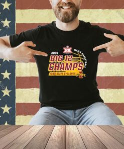 Iowa State Cyclones Big 12 Champs 2024 Men's Basketball T-Shirt