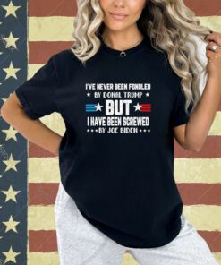 I’ve Never Been Fondled By Donald Trump But Screwed By Biden Long Sleeve T-Shirt
