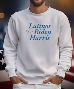 Latinos Con Biden Harris t-shirt