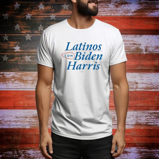Latinos Con Biden Harris t-shirt