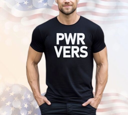 Mac Kahey wearing pwr vers Shirt