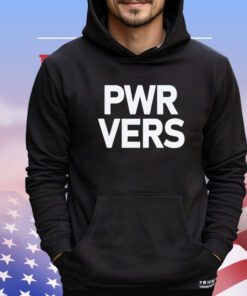Mac Kahey wearing pwr vers Shirt