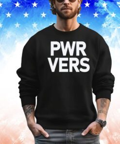 Mac Kahey wearing pwr vers Shirt