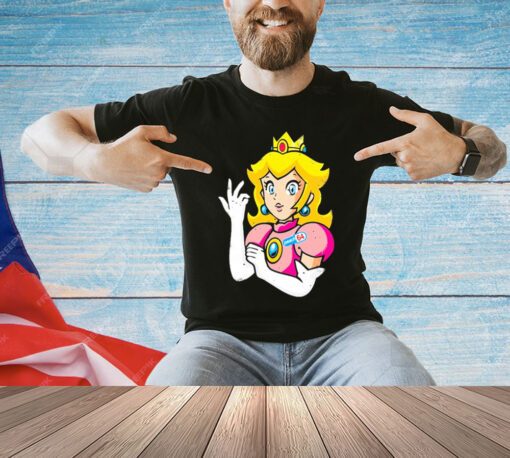 Mario Peach Princess Girls 64 T-Shirt