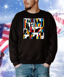 Mondrian’s Library t-shirt