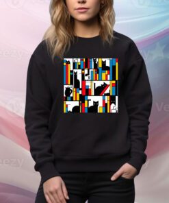 Mondrian’s Library t-shirt