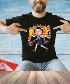 Nikola Jokic Denver Nuggets Cartoon signature T-Shirt