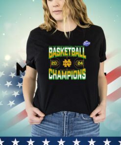 Notre Dame Fighting Irish 2024 ACC Women’s Basketball Conference Tournament Champions Three Pointer T-Shirt