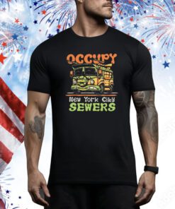 Official The Turtle Van Occupy New York City Sewers T-shirt