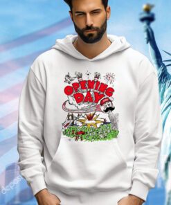 Opening Day Madness Cincinnati Baseball Chaos T-Shirt