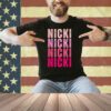 Personalized Name Nicki I Love Nicki Vintage T-Shirt