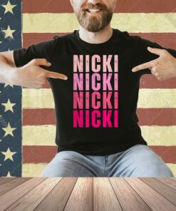 Personalized Name Nicki I Love Nicki Vintage T-Shirt