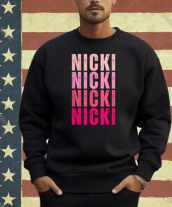 Personalized Name Nicki I Love Nicki Vintage T-Shirt