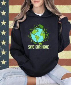 Save Our Home Animals Wildlife Conservation Earth Day 2024 T-Shirt