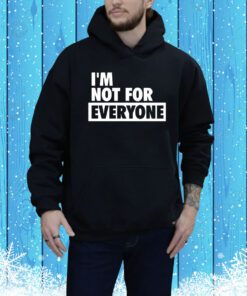 Shannon Sharpe Wearing I’m Not For Everyone t-shirt