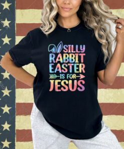 Silly Rabbit Easter Is For Jesus Religious Christian Faith T-Shirt