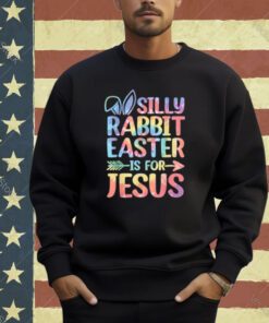 Silly Rabbit Easter Is For Jesus Religious Christian Faith T-Shirt