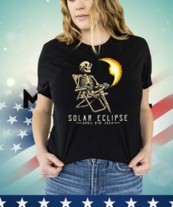 Solar Eclipse Skeleton April 8th 2024 Shirt