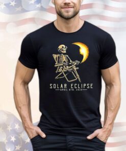 Solar Eclipse Skeleton April 8th 2024 Shirt