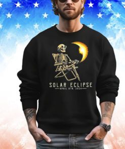 Solar Eclipse Skeleton April 8th 2024 Shirt