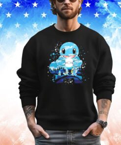 Squirtle Wartortle and Blastoise water evolution painting Shirt