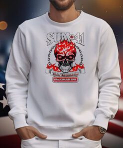 Sum 41 Final Canadian Tour 2024 t-shirt