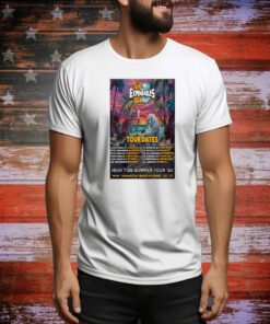 The Expendables High Tide Summer Tour 2024 Poster t-shirt