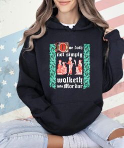 The Lord of the Rings one doth not simply walketh into Mordor T-shirt