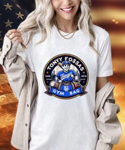 Tony Fossas New York Yankees baseball gym bag shirt